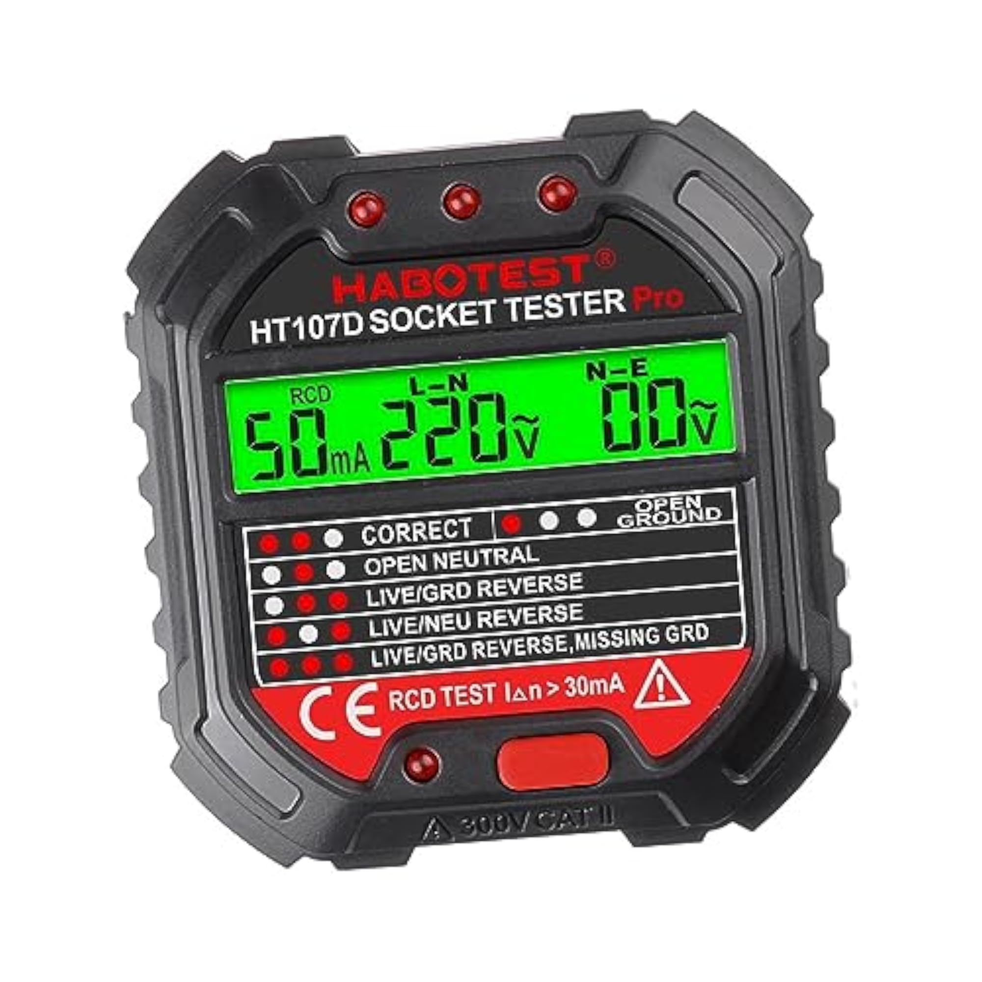 Portable Socket Tester Circuit Analyzer for Voltage Detection